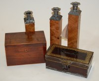Lot 37 - An early 19th century mahogany and boxwood...