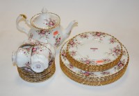 Lot 55 - A Royal Albert six place setting tea service,...