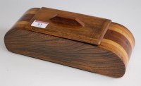 Lot 61 - An Art Deco oak and specimen wood table...