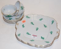Lot 155 - An early 20th century Herend porcelain eight...