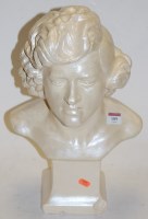 Lot 189 - An early 20th century white painted stoneware...