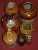 Lot 202 - An early 20th century stoneware advertising...