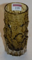 Lot 219 - A Geoffrey Baxter for Whitefriars cinnamon...