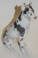 Lot 241 - A Bing & Grondhal model of a seated Great Dane,...