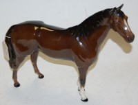 Lot 258 - A large Beswick model of a hunter, model...