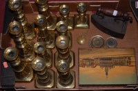Lot 99 - A box of miscellaneous items to include pair...