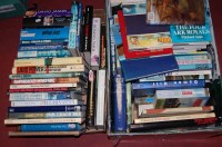 Lot 215 - Two boxes of miscellaneous books to include;...