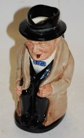 Lot 266 - A Royal Doulton Winston Churchill Toby jug,...