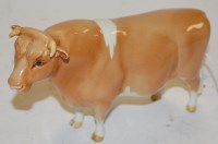 Lot 271 - A Beswick figure of a Guernsey bull CH...