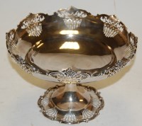 Lot 301 - A George V pedestal comport having a shaped...