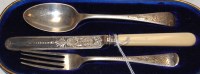 Lot 302 - A late Victorian silver plated three piece...