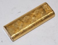 Lot 347 - A Cartier of Paris gilt brass pocket cigarette...