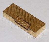 Lot 358 - A cased Dunhill pocket cigarette lighter