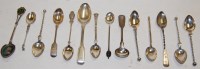 Lot 375 - A collection of silver, white metal, and...