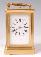 Lot 1476 - An early 20th century French lacquered brass...
