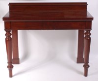 Lot 1542 - An early Victorian mahogany servery, having...