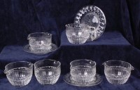 Lot 1101 - A set of six early 19th century glass rinsers...