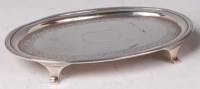 Lot 1126 - A George III silver teapot stand, of typical...