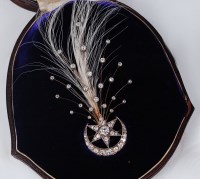 Lot 1177 - A late Victorian yellow metal and diamond set...