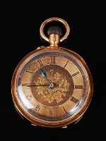 Lot 1208 - An early Victorian 18ct gold cased pocket...