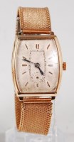 Lot 1223 - A gentlemans 9ct gold Rolex Unicorn Mechanical...