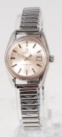 Lot 1224 - A ladies steel cased Omega Seamaster...