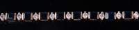 Lot 1227 - A 14ct gold, sapphire and diamond set tennis...
