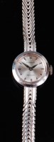 Lot 1248 - A ladies 18ct white gold Rolex cocktail watch,...