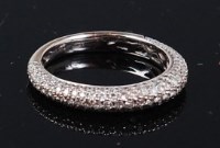 Lot 1261 - An Annoushka 18ct white gold diamond set half...