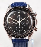 Lot 1263 - A gentlemans Omega steel cased Speedmaster...