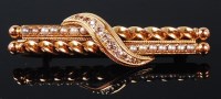 Lot 1269 - An early 20th century 15ct gold, seed pearl...