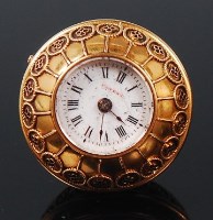 Lot 1290 - An early 20th century Swiss cylinder yellow...