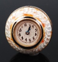 Lot 1291 - An early 20th century Swiss cylinder silver...