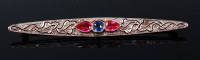 Lot 1300 - A circa 1920 yellow metal and platinum faced...