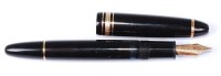 Lot 1334 - A Mont Blanc Meisterstuck fountain pen, having...