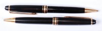 Lot 1336 - A Mont Blanc Meisterstuck ballpoint pen, in...