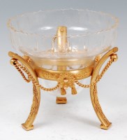 Lot 1342 - A good quality French gilt metal and crystal...