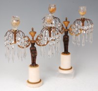 Lot 1343 - A pair of mid-19th century Egyptian Revival...