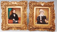 Lot 1364 - Mid-19th century English school - Pair of half...