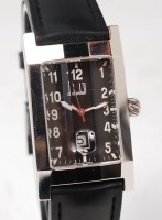 Lot 1169 - An Alfred Dunhill gentlemans steel cased Tank...