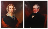 Lot 1408 - 19th century English school - Matched pair;...