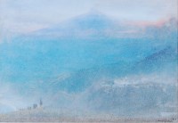 Lot 1415 - Albert Goodwin RWS (1845-1932) - Mount Etna,...