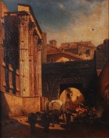 Lot 1417 - Hugo Paul Harrer (1836-1876) - The Forum of...