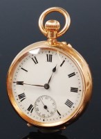 Lot 1205 - A Schaffhausen & Co 18ct gold cased ladies...