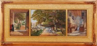 Lot 1451 - John Chase RI (1810-1879) - Scenes at Haddon...