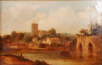 Lot 1453 - Alfred H Vickers (act.1853-1907) - River...