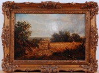 Lot 1457 - Joseph Thors (1835-1920) - Gathering in the...