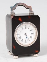 Lot 1484 - An Edwardian tortoiseshell and silver mounted...