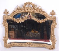 Lot 1496 - A mid-19th century French giltwood and gesso...