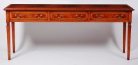 Lot 1532 - An 18th century style figured walnut and...